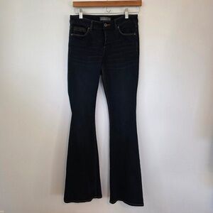 LL Bean Women's Signature Button Fly Flare Jean - 2